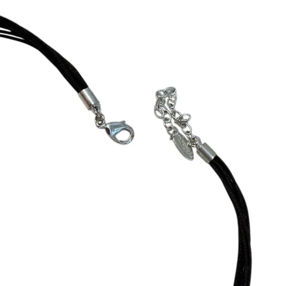 St. Thomas Silver-Tone Coin Disc Statement Necklace Adjustable 16.5–18.5”